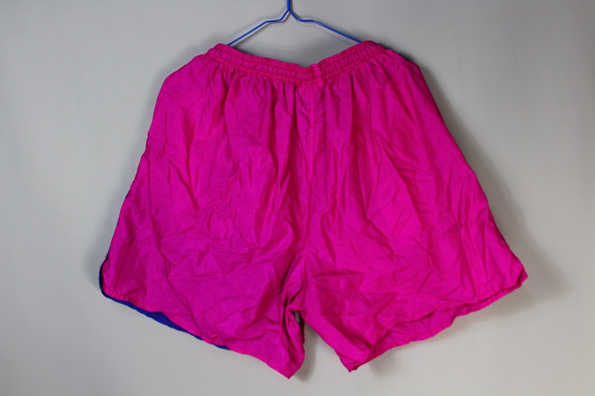 Short Vintage Nylon 90's Taille M Brillant – Noir, Sport Ou Maillot