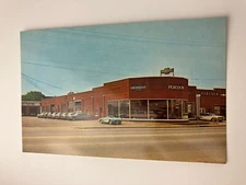 1960’s Dublin GA Peacock Chevrolet Dealership Corvette Show Room Postcard-unused