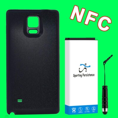[NFC Chip] 11900mAh Extended Battery Cover for Samsung Galaxy Note 4 IV SM-N910