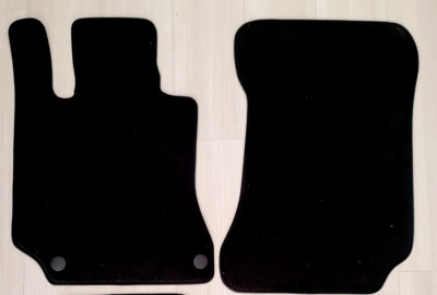 Front Two Car Floor Mats Velour for Mercedes E-Class W212 2009-2016 Carpet Liner