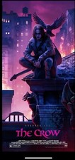 The Crow Art Print Poster Brandon Lee Pablo Olivera Neon Variant Edition 10/75