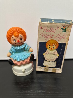 Vintage 1969 Dan-Dee Nellie Night Light Handy Dandy Toy With Box Hong Kong