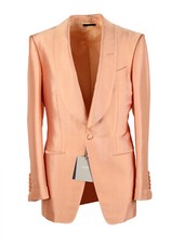 TOM FORD Atticus Salmon Tuxedo Dinner Jacket Size 46 / 36R U.S. Jacket Blazer...