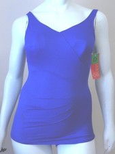 Roxanne Vintage Swimsuit One Piece Dark Blue Size 14 36 D New With Tags