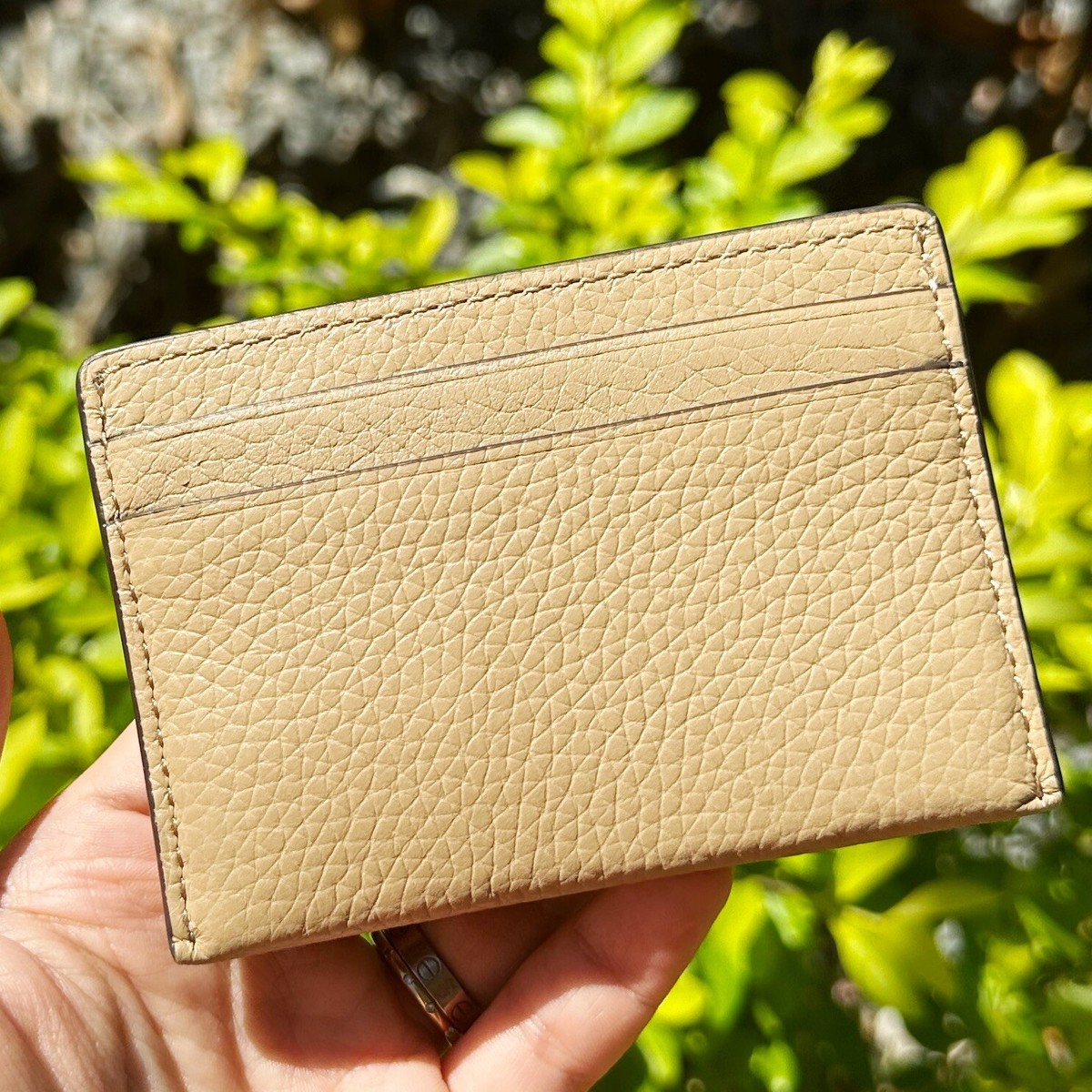 カードケース・名刺入れ COURONNE Macare Maccare business card wallet RCWGX24114BUL Michael Kors Reed Large Card Holder Wallet MK Signature Logo