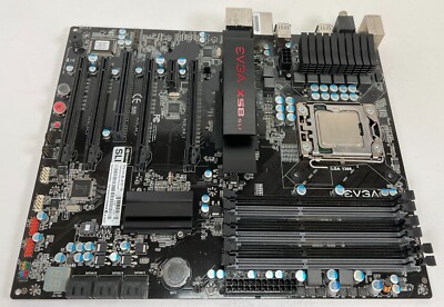 EVGA X58 SLI 141-BL-E757-TR LGA1366 Motherboard + Intel Xeon X5670