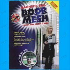 Magnetic Curtain Seal Patio Door Net  Screen Mesh Stops Flys Bug Mosquito Insect