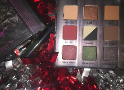 Urban Decay Trouble Maker Lidschattenpalette & kleine Reisegröße Mascara B F SALE