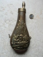 Pulverflasche Colt Pattera Copper Adjustable, aus Kupfer, u.Pulvermengeneinstell