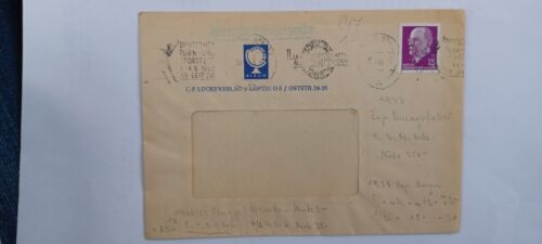 Brief mit Briefmarken DDR 1960/70 Walter Ulbricht 15 gestempelt 30.4.63 - Bild 1 von 1