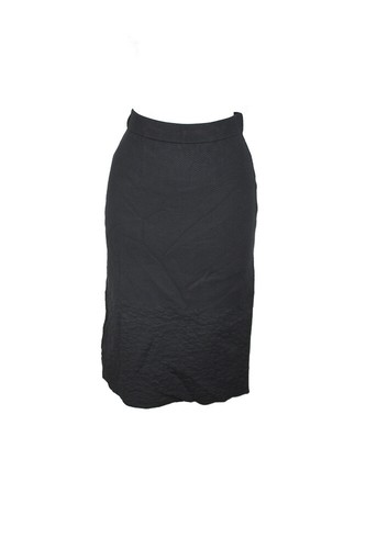 Jupe Crayon TAHARI HARPER Noire Et Bleu Royal Taille 8 - Texturée, Neuve Avec étiquette