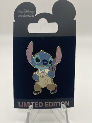 Disney Pin WDI Stitch Dressed in Cast Member Costumes Pixie Hollow Le 300
