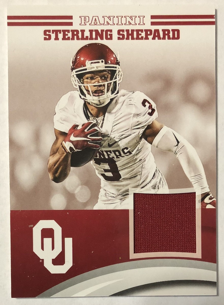 Sterling Shepard 2016 Panini Oklahoma OU Team Collection Worn