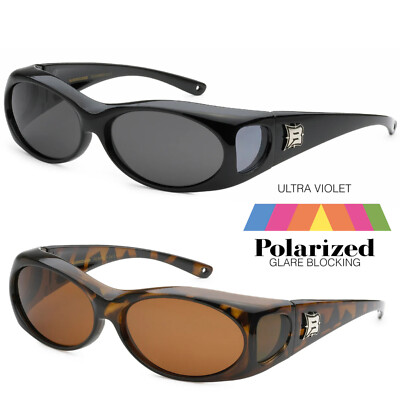 POLARIZED Anti Glare Square Lens Cover Fit Over Glasses  display picture 3