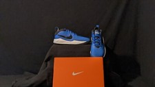 NIKE TEAM HUSTLE D9 YOUTH SIZE 7 BLUE/BLK/WH. ATHLETIC SNEAKERS