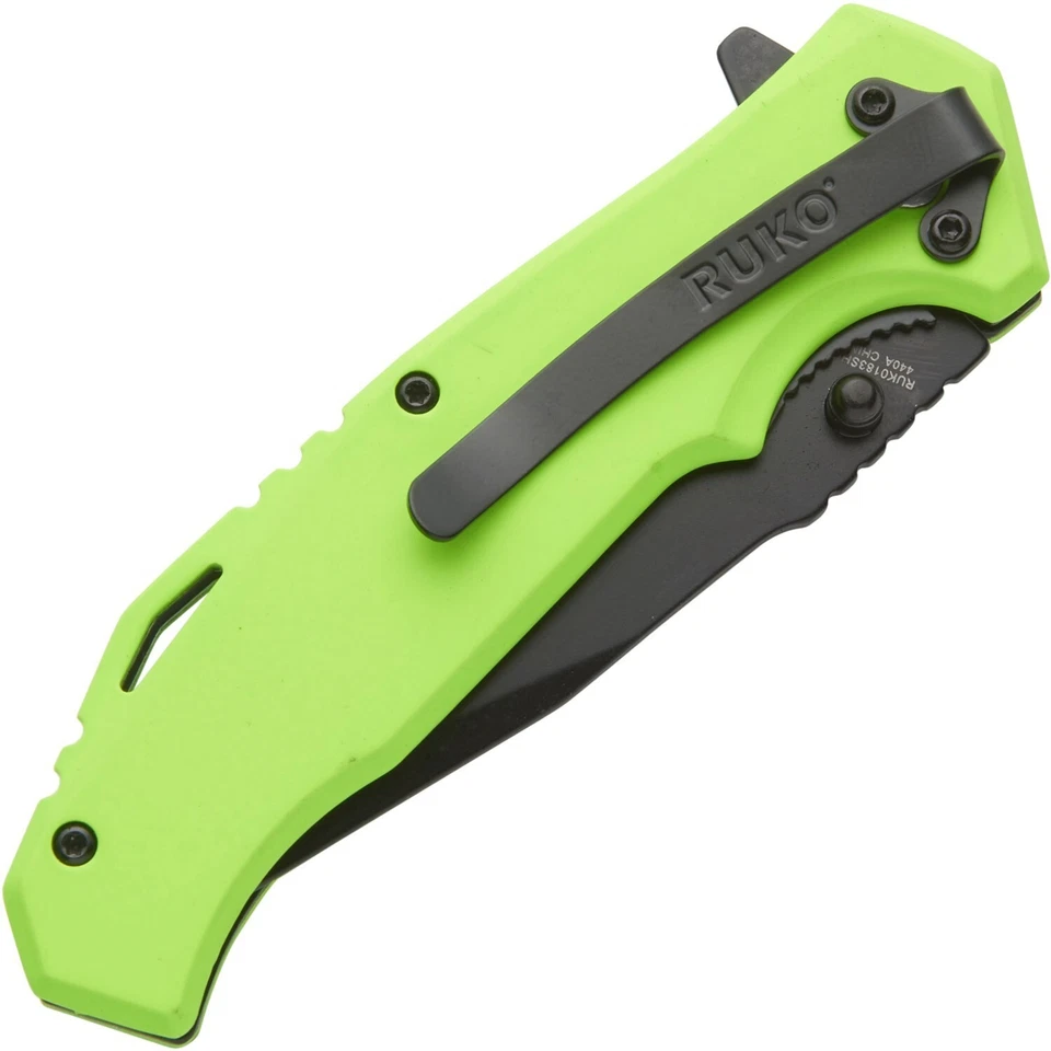 Ruko EOD Runnings Tactical 440A Cuchillo Plegable Forro Bloqueo RUK0183SHG - DESDE 1956 Foto 2 de 2