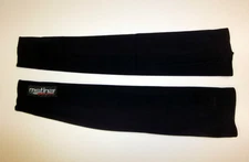 Lightweight ARM WARMERS Black ROAD by MS Tina