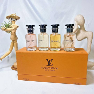Louis Vuitton 4-in-1 Fragrance Set 30ML Cologne Gift Set Paris, Sealed Box