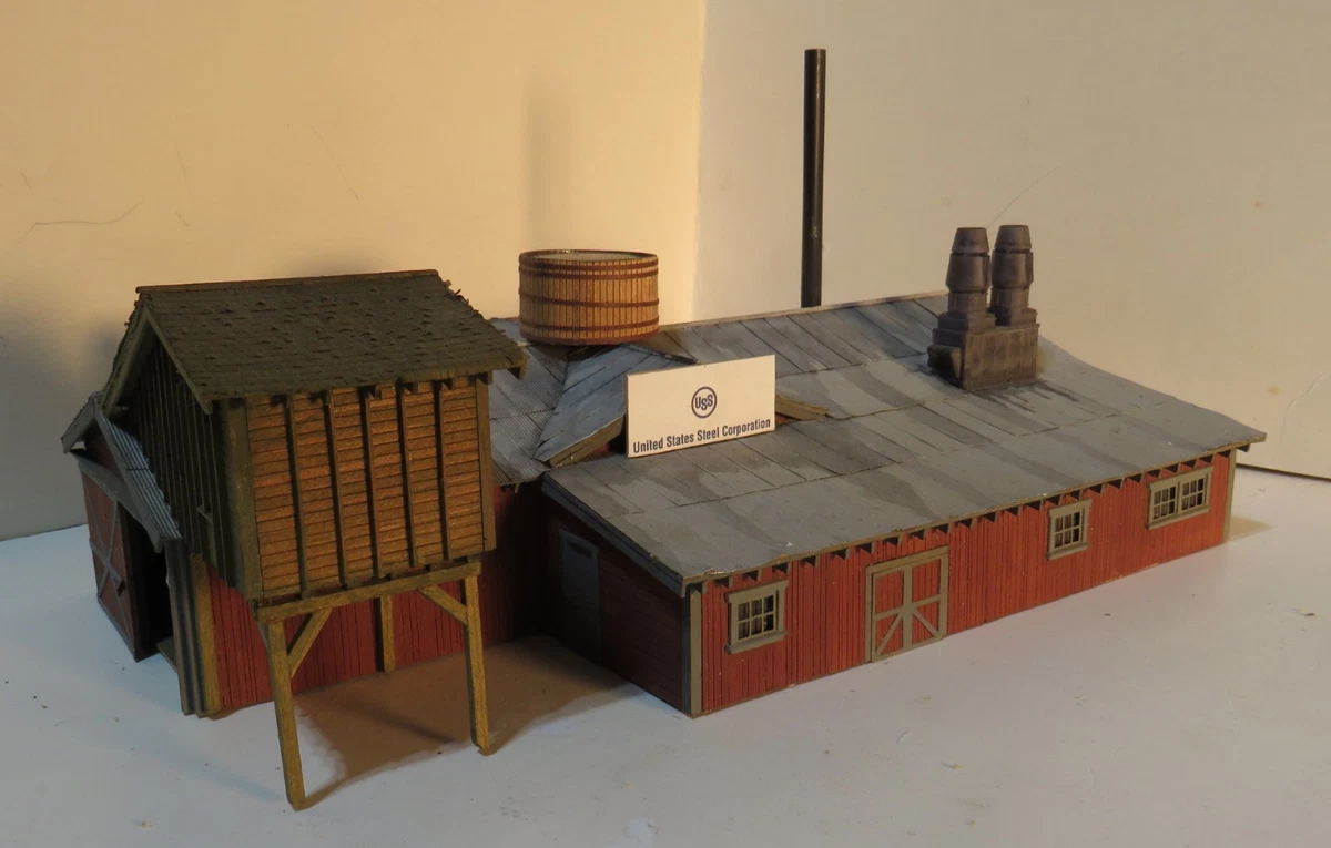 25+ Campbell Wooden HO Model Railroad Buildings, Tunnels & Bridges