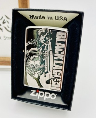 Zippo Lighter Black Lagoon REVY Ver.2 Type A Silver Japanese Anime