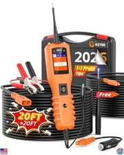 Automotive Circuit Tester Kit, 12V/24V Digital Multimeter, Short Finder, 40FT