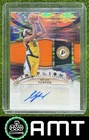 Myles Turner 2022-23 Panini Select 25/30 In Flight Auto Neon Orange Pulsar
