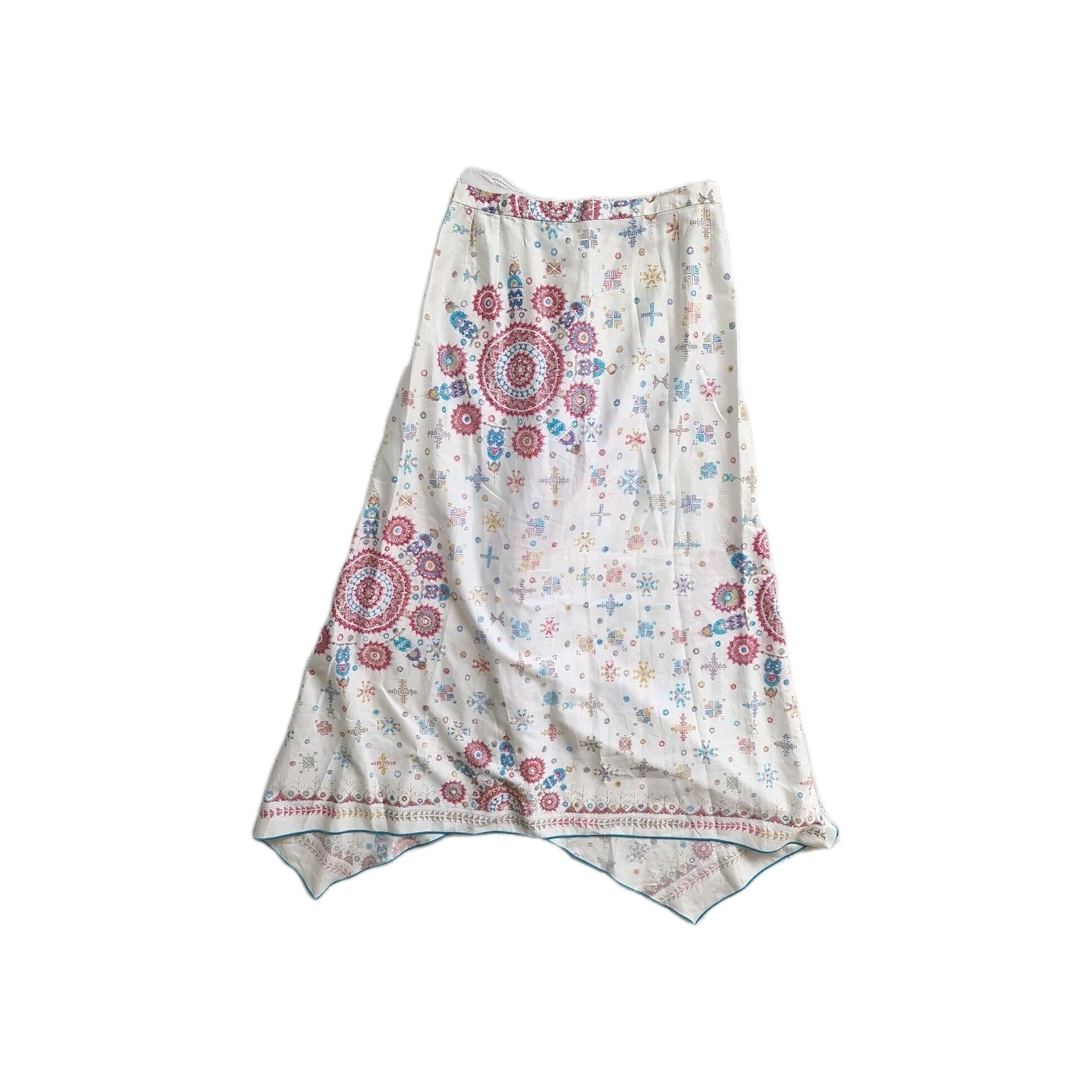 PERUVIAN CONNECTION WOMENS WHITE PATTERNED PIMA C… - image 5