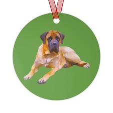Mastiff Metal Ornaments - The Loyal Holiday Sentinels