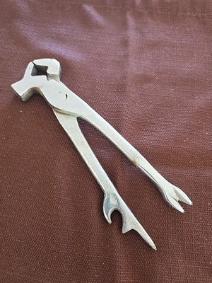 Vintage Linesman Farrier  Multi-Tool Hammer, Wrench, Cutter, Puller, Opener