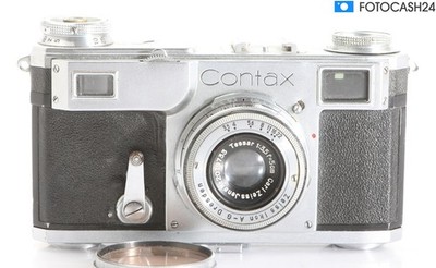 Zeiss Ikon Contax (II / III RF ?) mit Tessar 3,5/50 5cm... + Sehr Gut (291125)