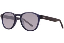 Nike Smash DZ7382 410 Sunglasses Youth Kids Midnight Navy/Silver Flash 47mm