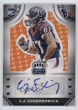 2014 Panini Crown Royale Retail Jersey Number /87 CJ Fiedorowicz #S-CJ Auto 0b6c