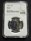 1960 50C Franklin Proof Half Dollar NGC PF67!!