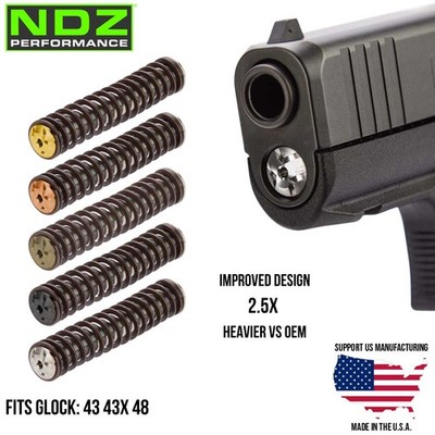 NDZ Glock 43 43X 48 Stainless Steel Heavyweight Guide Rod Assembly