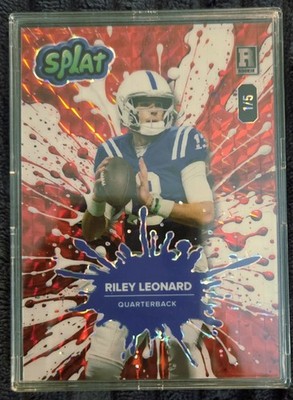 2025 Wild Card Football Red Splat 1/5