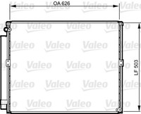 Kondensator Klimaanlage Valeo 814236 Aluminium FüR Toyota Land Cruiser Prado