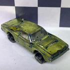 1968 CUSTOM DODGE CHARGER Hot Wheels Redline Spectraflame ANTIFREEZE White Int
