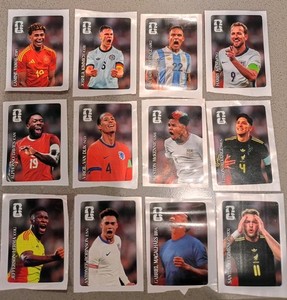 Panini FIFA World Cup 2026 Sticker Coca-Cola Full Set 12 Stickers Version US NEW