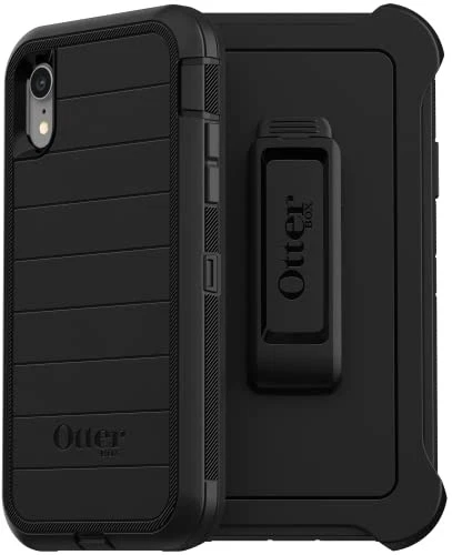 OtterBox DEFENDER SERIES Case & Holster for iPhone XR - Black - Image 4 of 4
