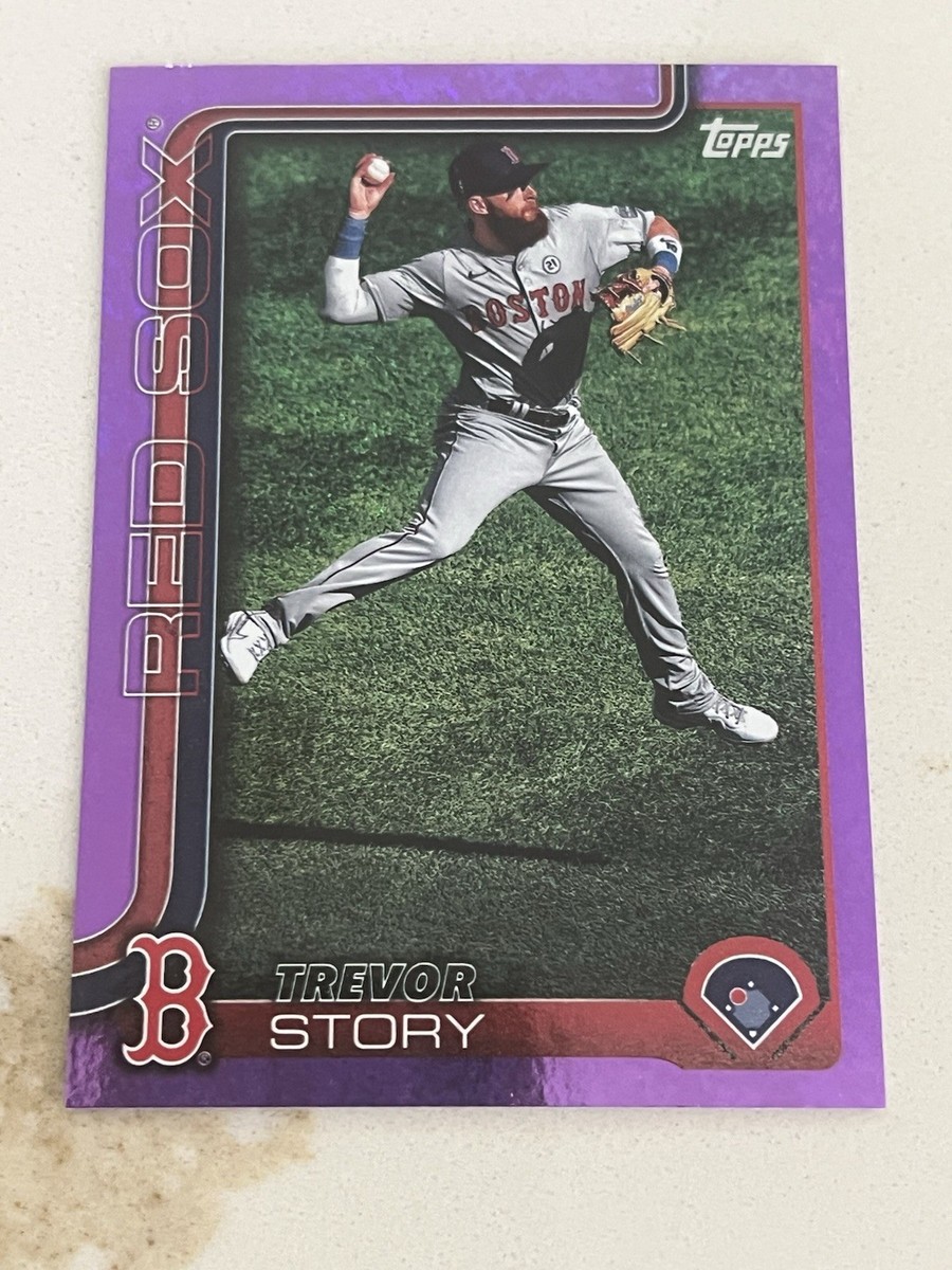 Trevor Story Boston Red Sox 2025 Topps Series 2 Purple Holo Foil