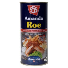 555 Amanda Original Pressed Roe ? Pressed Seafood, High Protein - 600g Tin