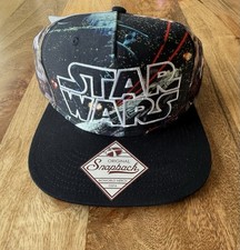 STAR WARS Multicolor Themed Embroidered Original Snapback Hat New With Tags