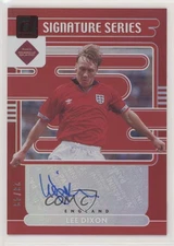 2021 Panini Donruss Road to Qatar Signature Series Red /49 Lee Dixon #SS-LD Auto