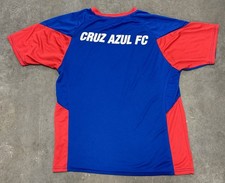 Mexico Deportivo Cruz Azul Men’s Blue & Red Futbol Soccer Jersey Mens Size Large