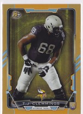 2015 TJ Clemmings Bowman Orange Foil    RC 149/299    #77 (A6668)