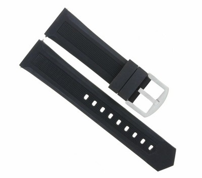 21 MM KAUTSCHUK UHRENARMBAND ARMBAND FÜR TAG HEUER AQUARACER FT6028 CAN1010BA0821 SCHWARZ