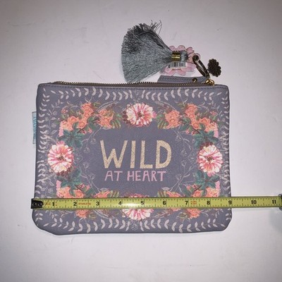 Papaya  Wild At Heart  Large Clutch Bag Gypsy Rose- Pink Tassel