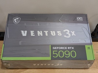MSI GeForce RTX 5090 VENTUS 3X OC 32GB GDDR7 PCIe 5.0 Graphics Card