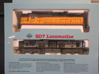 PROTO 2000 ho SD7 LOCOMOTIVE UNION PACIFIC  powered #8111