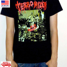 Terrorizer World Downfall Official Death Grind Metal Black T Shirt
